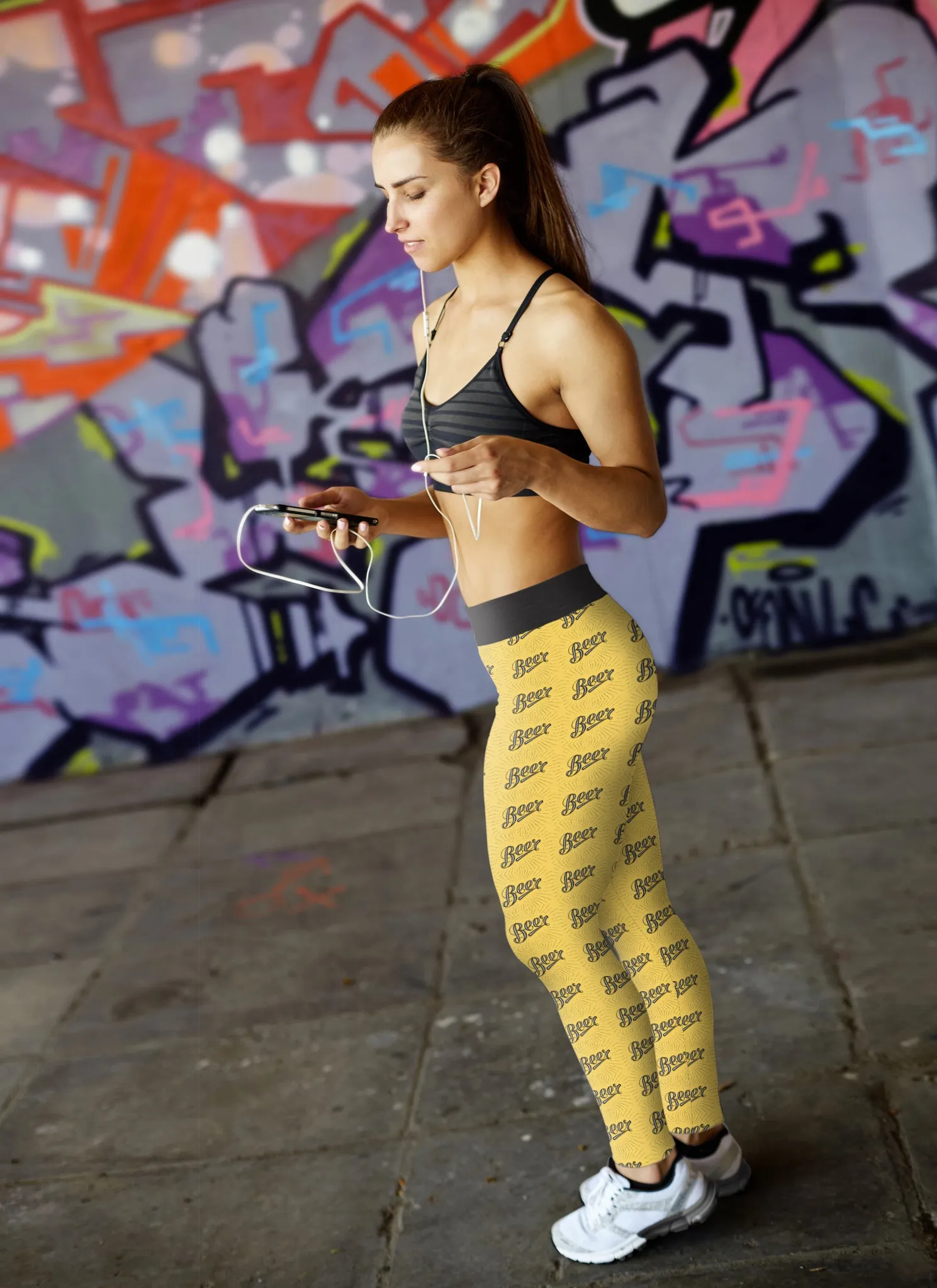 Golden Beer Leggings