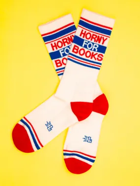 HORNY FOR BOOKS SOCKS