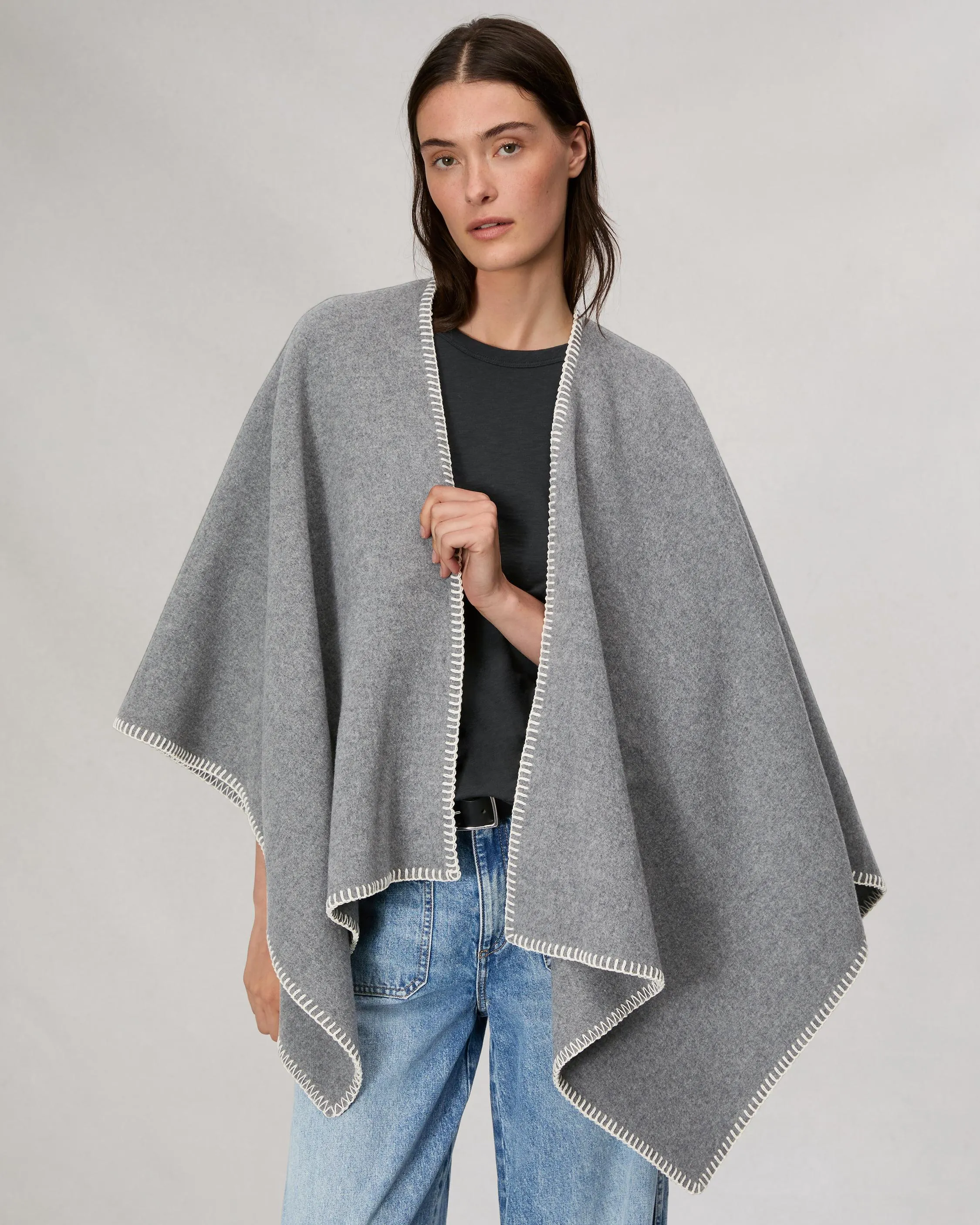 Ingrid Wool Poncho