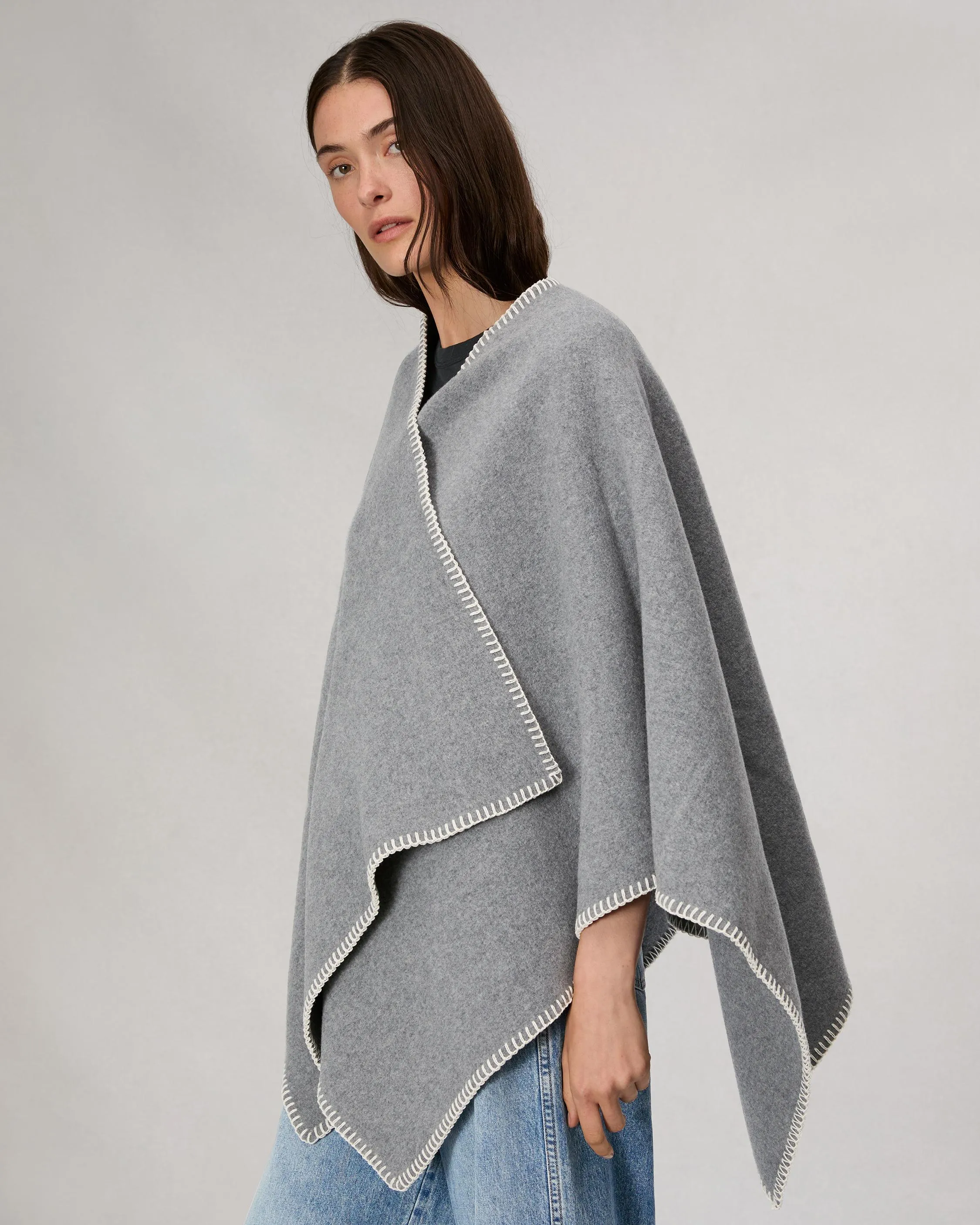 Ingrid Wool Poncho