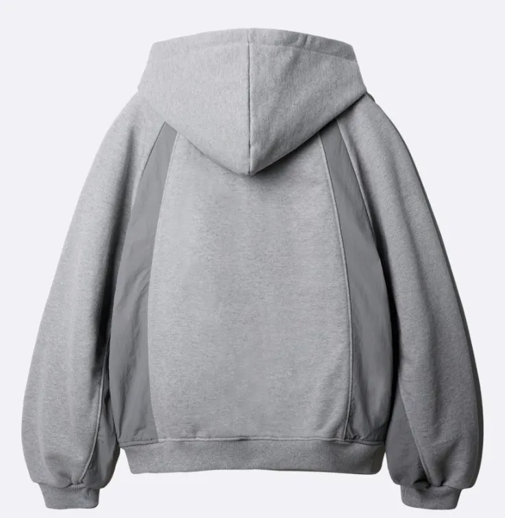 Jemut  |[JEMUT]★BLEND CURVE OVERFIT HEAVY HOOD ZIP-UP