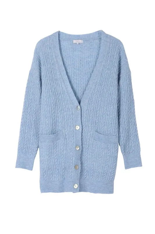 Kimberly Cable Knit Cardigan