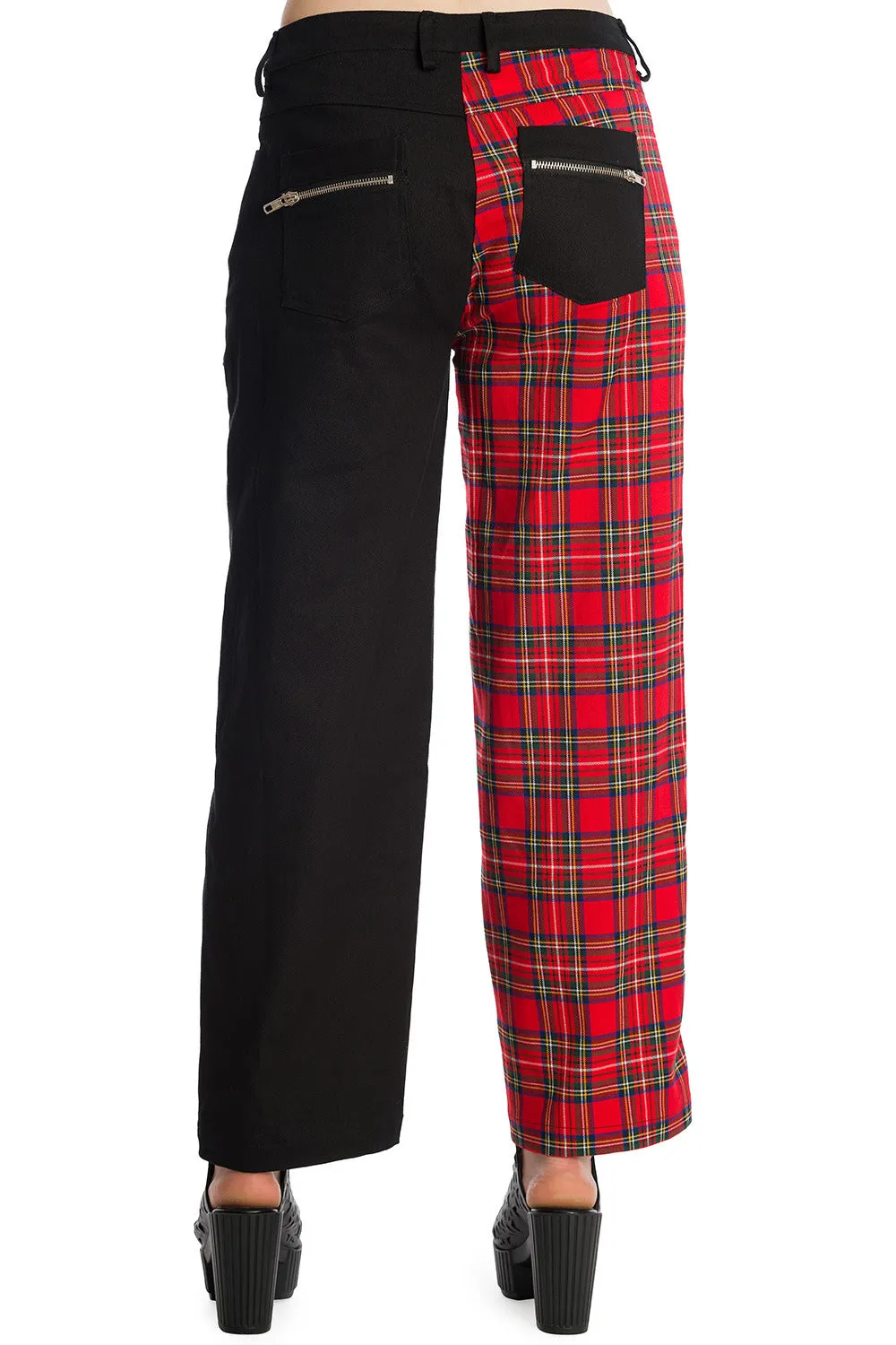 Krampus Trousers-Red/Black