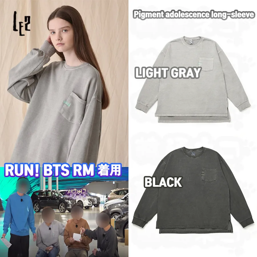 LE2  |BTS RM★LE2★Pigment adolescence long-sleeve