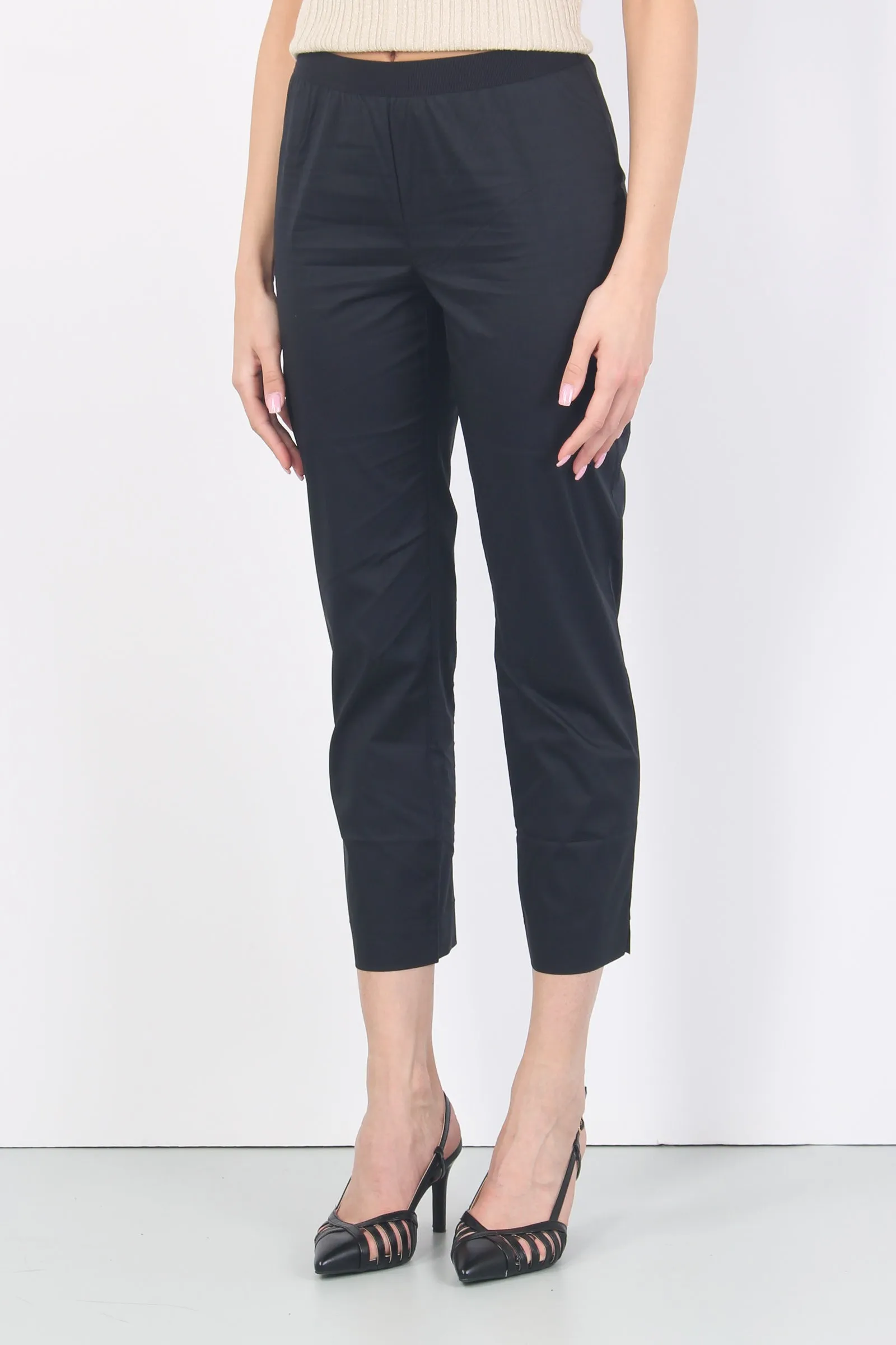 Leggings Popeline Nero