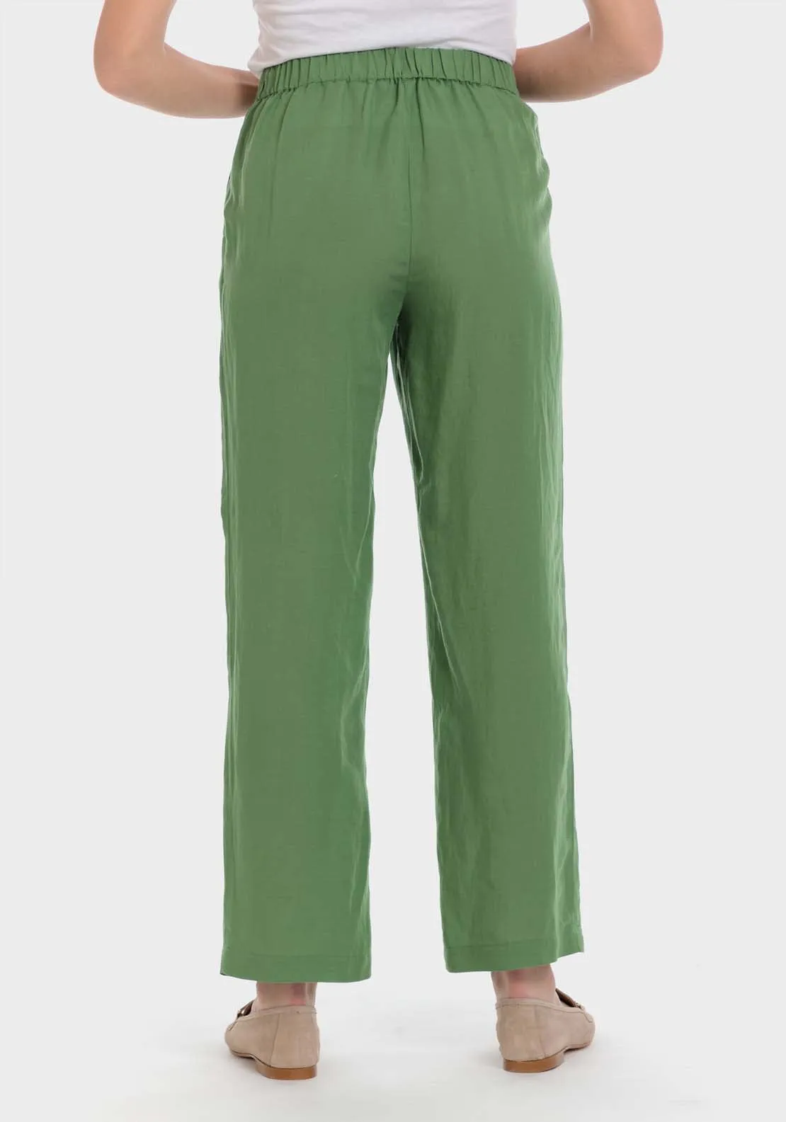 Linen Trousers - Green