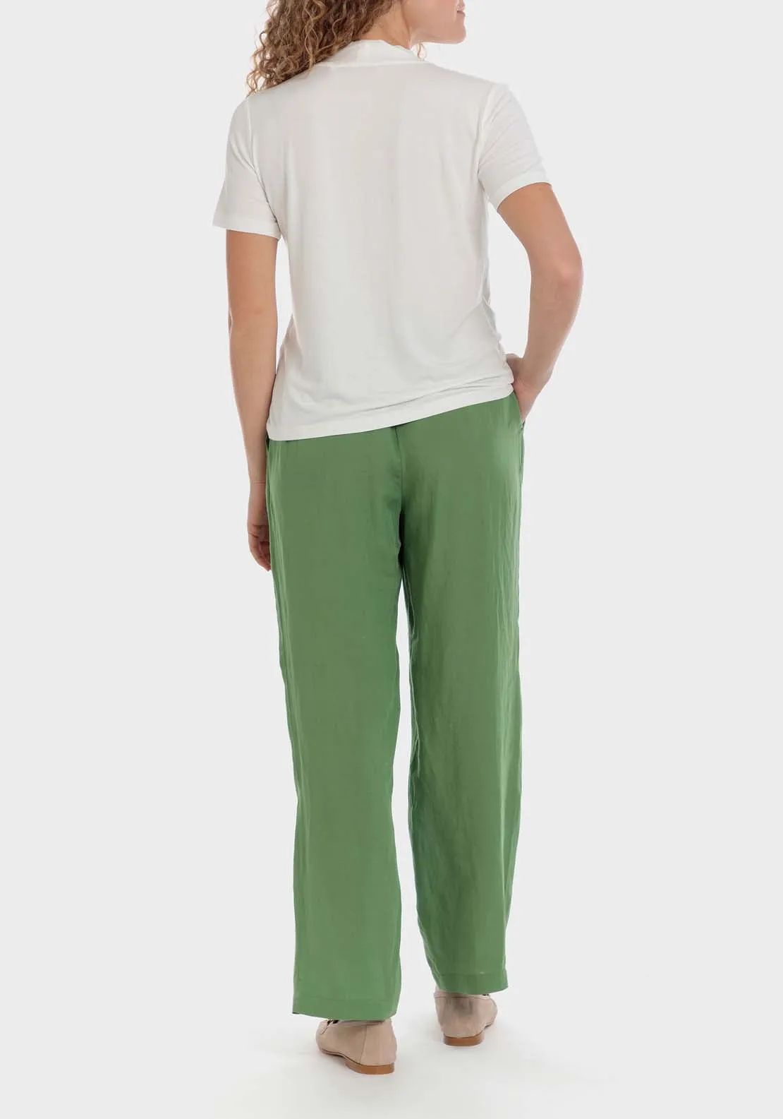 Linen Trousers - Green