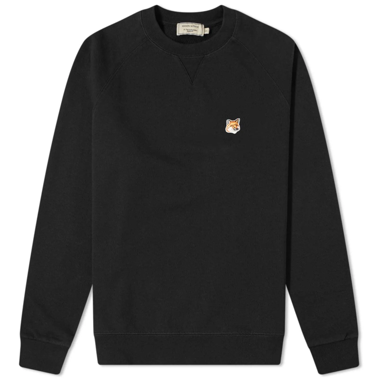 MAISON KITSUNE  |Crew Neck Street Style Long Sleeves Logo