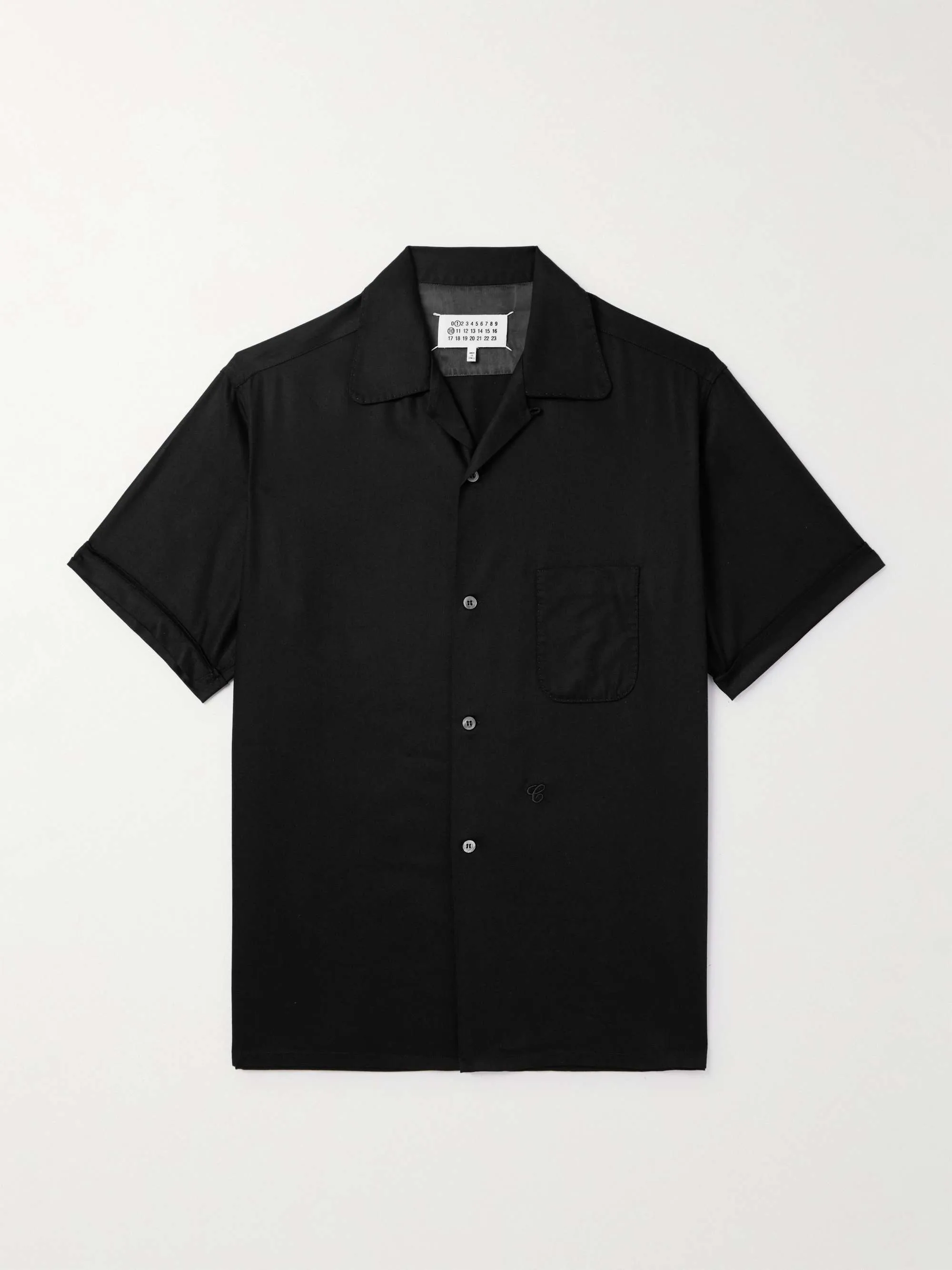 Maison Margiela  |Button-down Unisex Street Style Short Sleeves Logo Designers