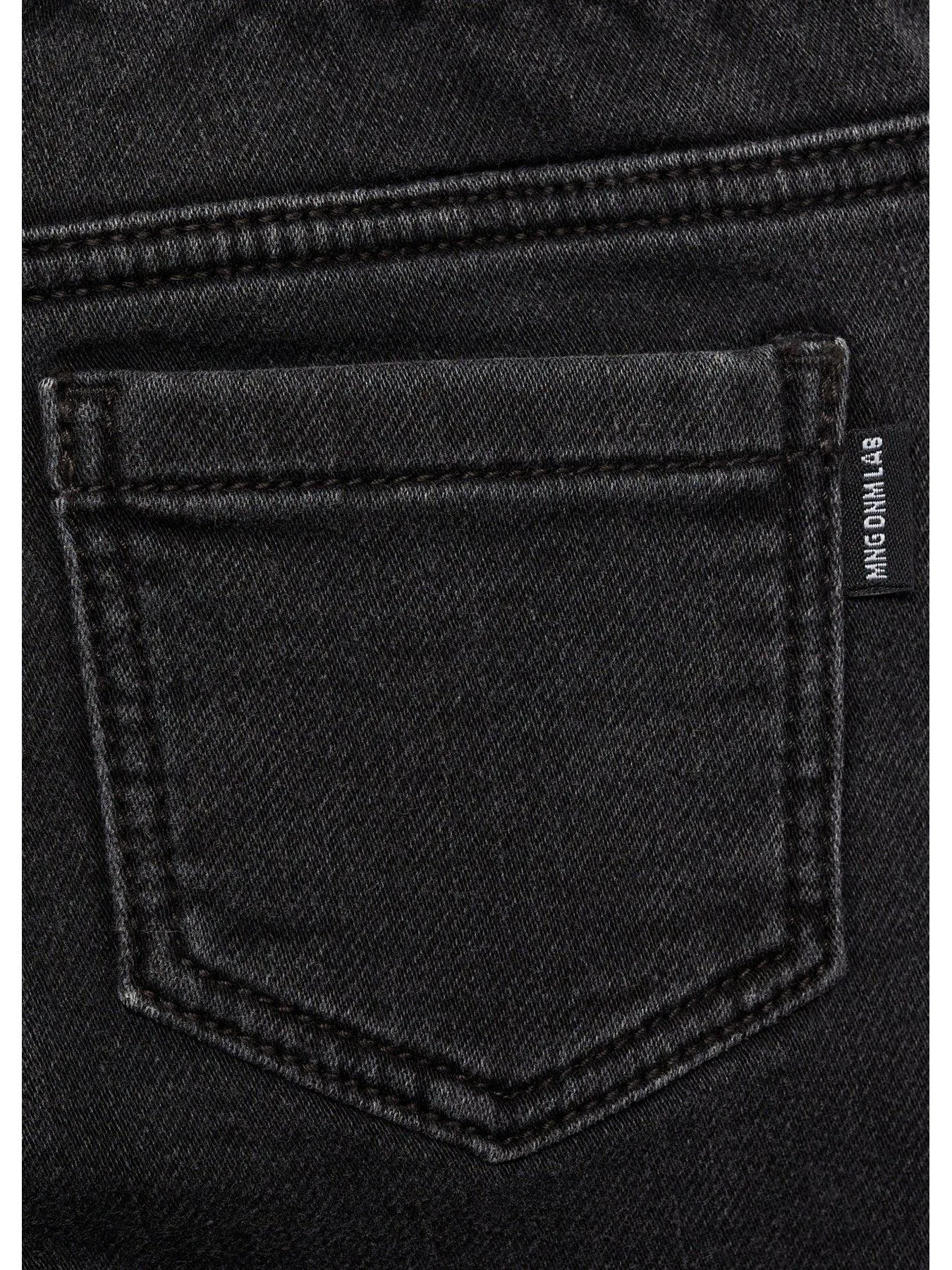 Mango Younger Boys Elasticated Waist Jeans - Black