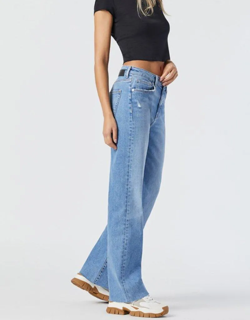 Mavi Jeans Victoria High-Rise Wide-Leg in Shaded 90's