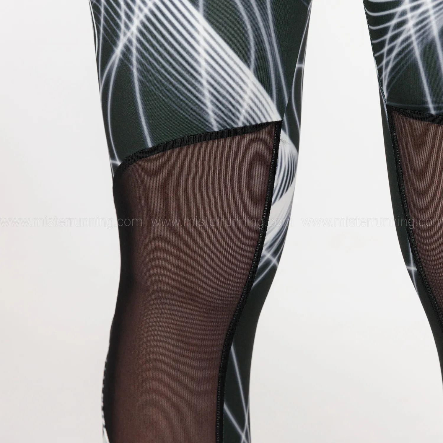 Mizuno Printed Tights  Black