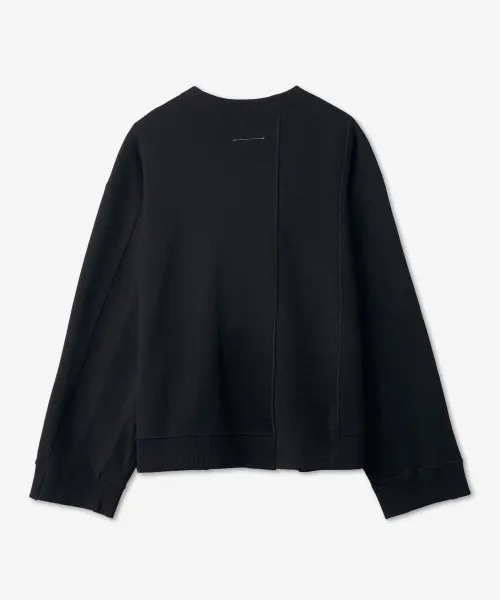 MM6 Maison Margiela  |Crew Neck Long Sleeves Plain Cotton Logo