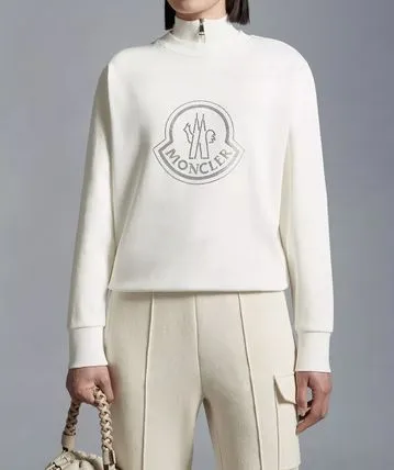 MONCLER  |Crew Neck Unisex Street Style Oversized Logo