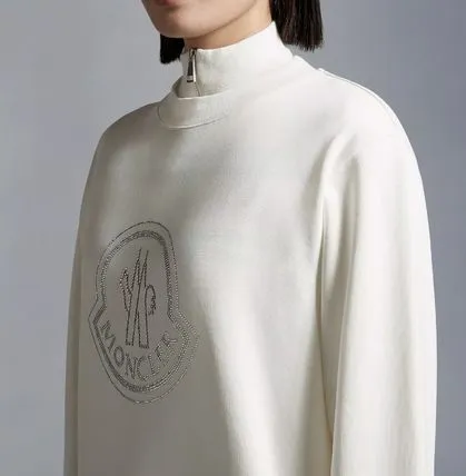 MONCLER  |Crew Neck Unisex Street Style Oversized Logo