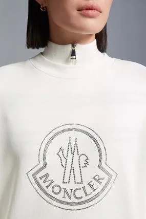 MONCLER  |Crew Neck Unisex Street Style Oversized Logo