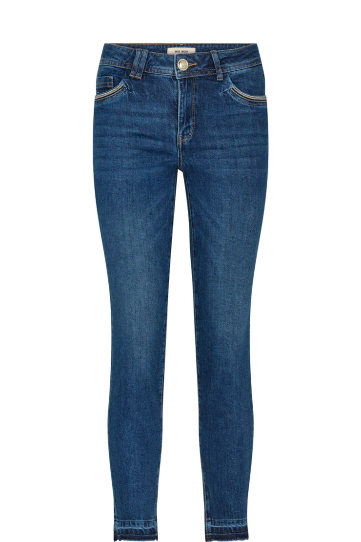 Mos Mosh - Sumner Adorn Jeans Mid Blue