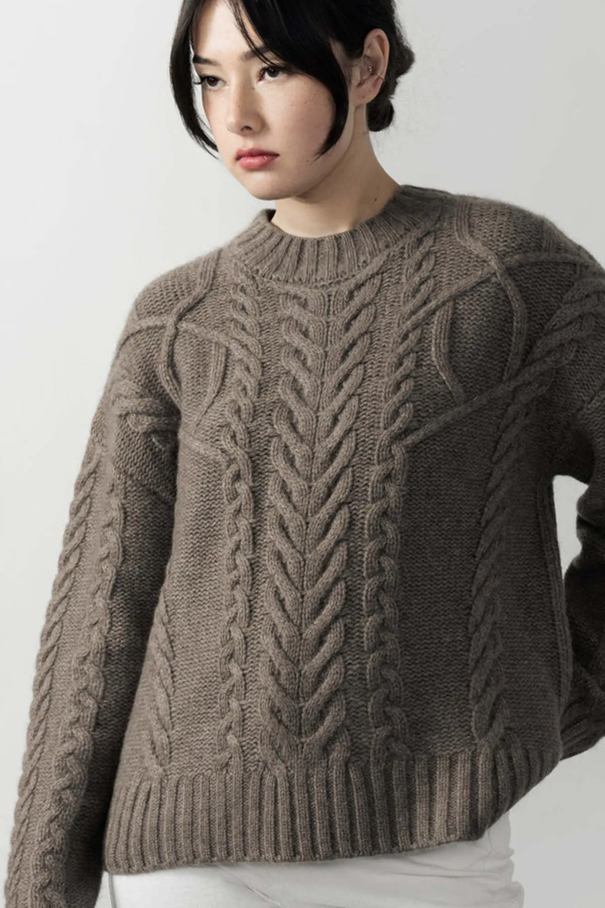 No.9 Cable Knit Sweater - Undyed