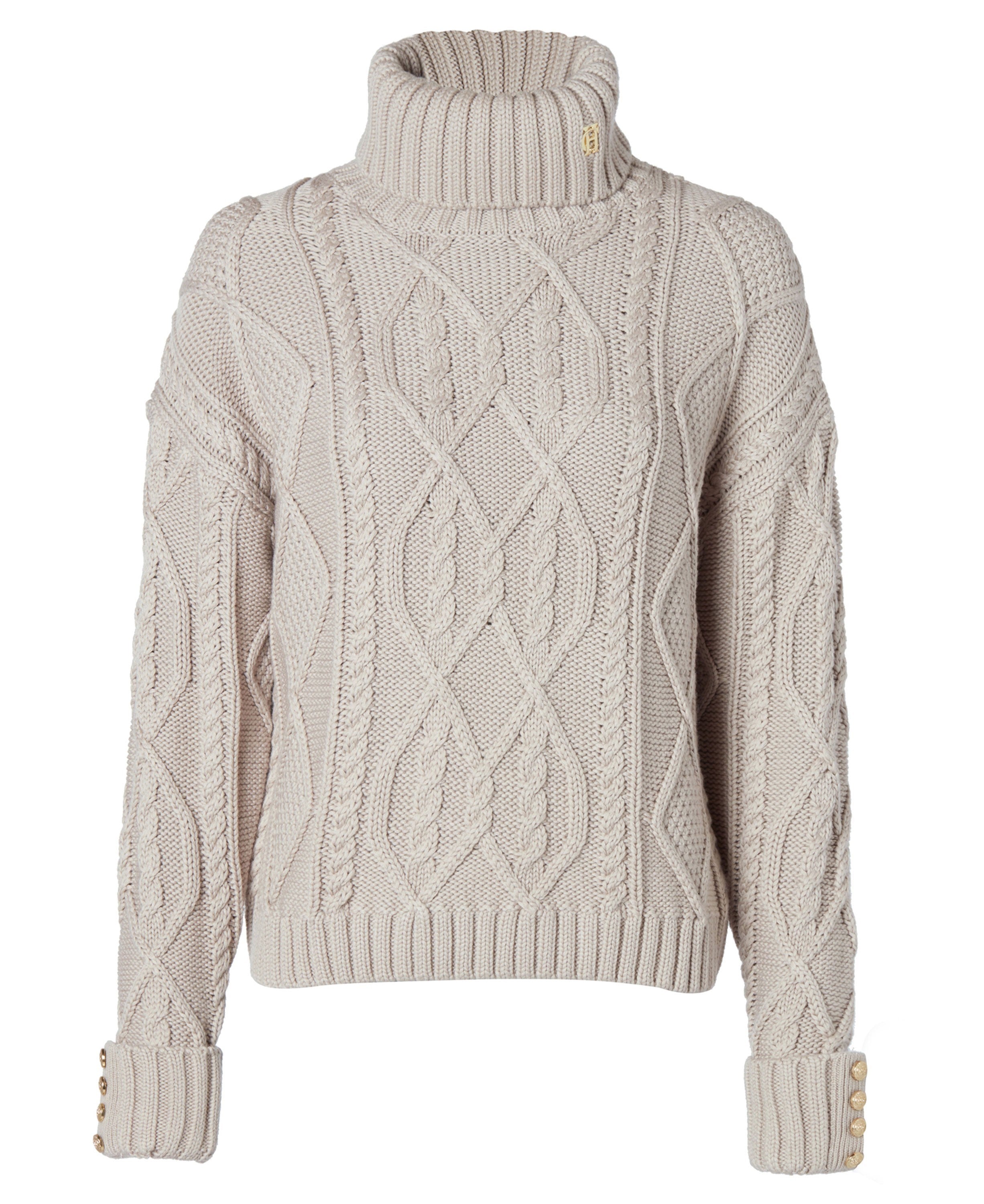 Noveli Cable Knit                             Taupe