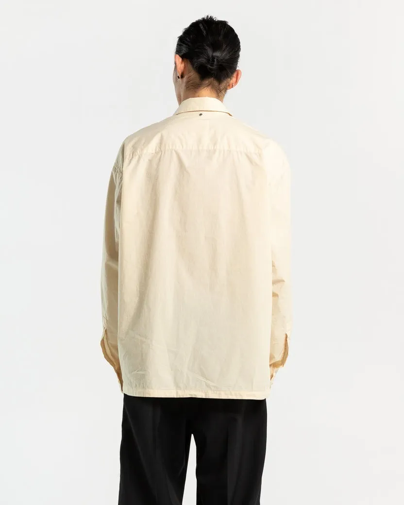 OAMC  |Button-down Long Sleeves Plain Cotton Oversized Logo