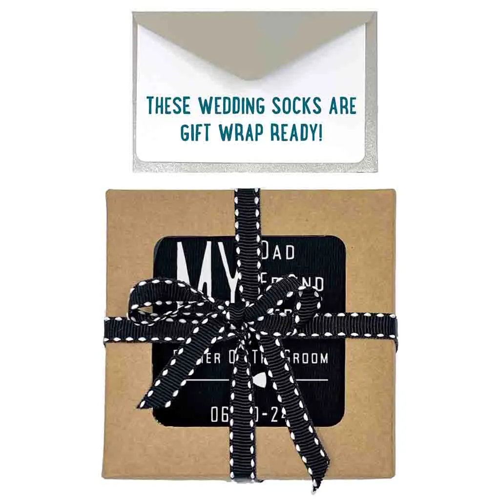 Personalized Wedding Socks for Father of the Groom