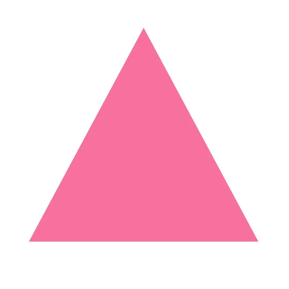 Pink Triangle Sticker supporting the Ali Forney Center