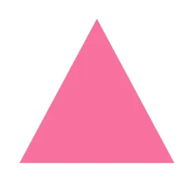 Pink Triangle Sticker supporting the Ali Forney Center