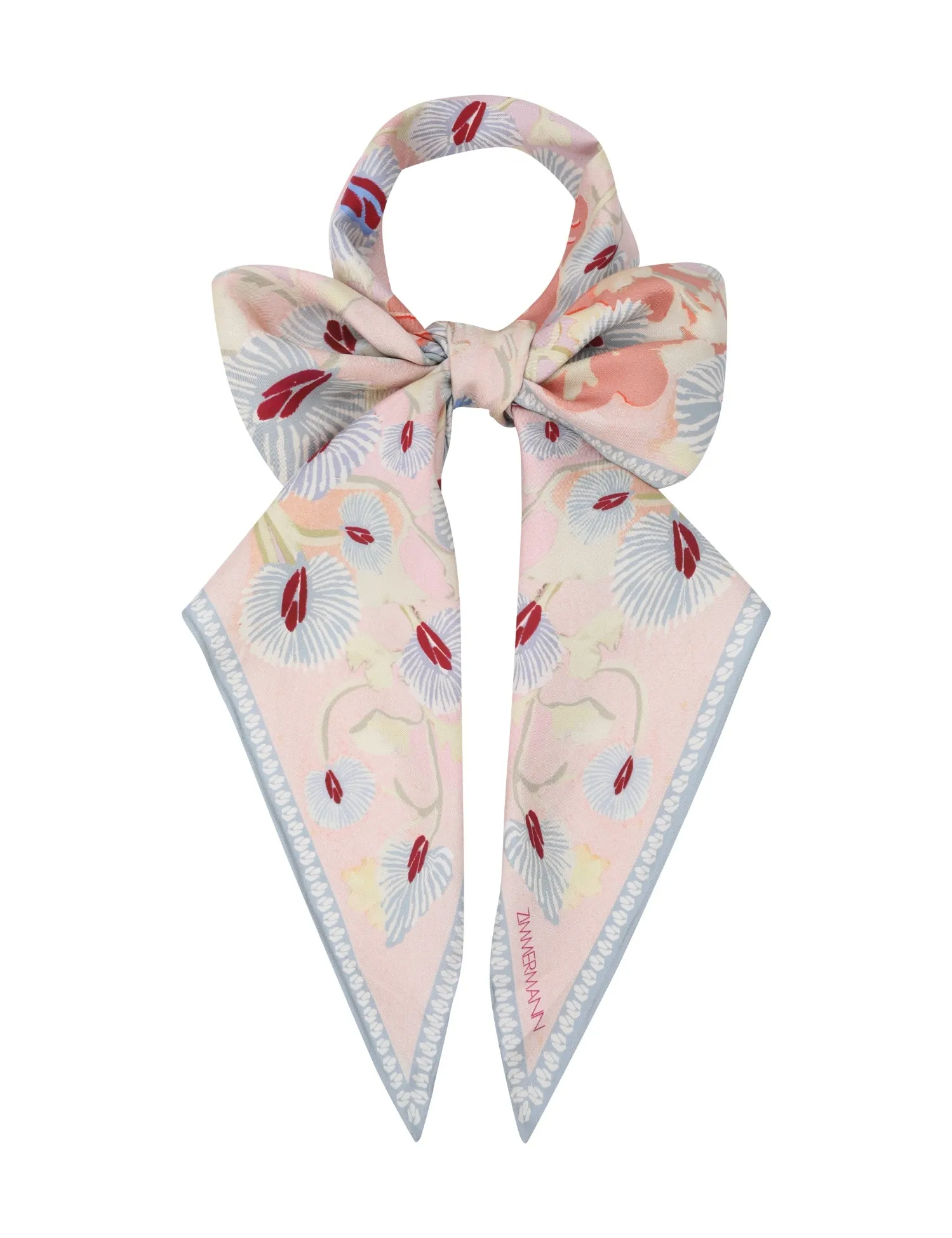 Printed Silk Neck Scarf