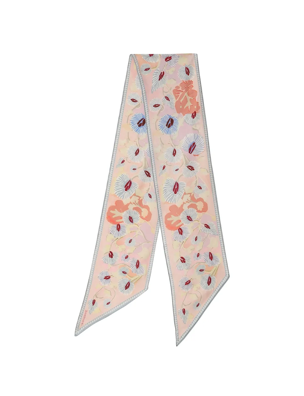 Printed Silk Neck Scarf