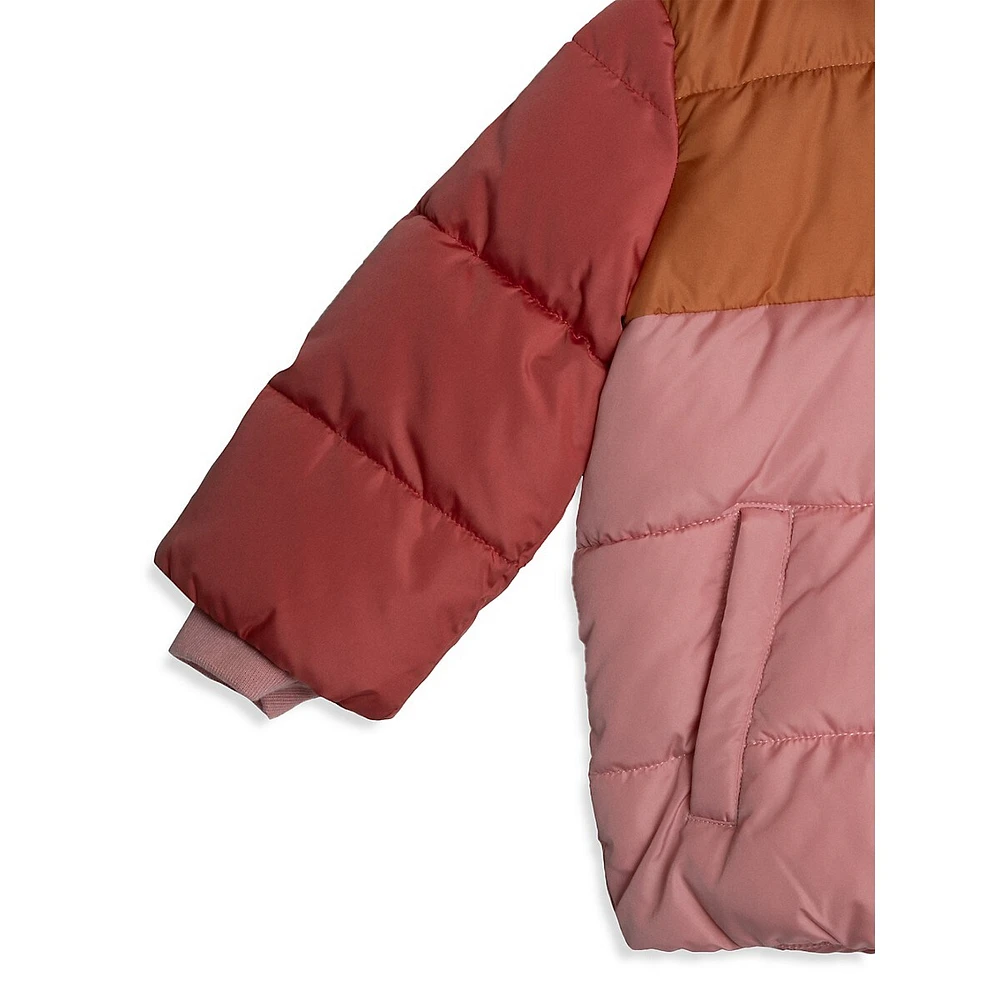 RISE LITTLE EARTHLING Little Girl's Puffer Jacket