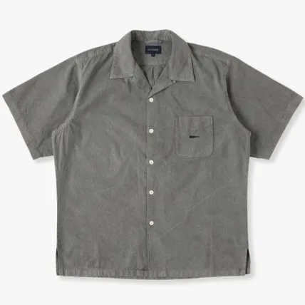 Ron Herman  |Button-down Plain Cotton Short Sleeves Logo Surf Style