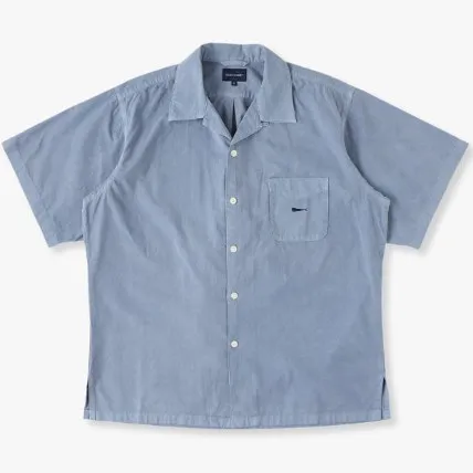 Ron Herman  |Button-down Plain Cotton Short Sleeves Logo Surf Style