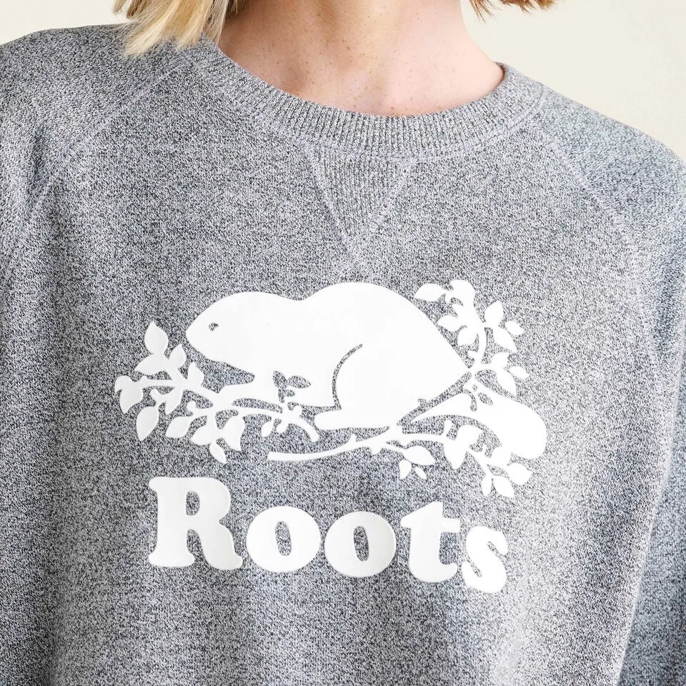 Roots  |Crew Neck Street Style Long Sleeves Plain Cotton Logo