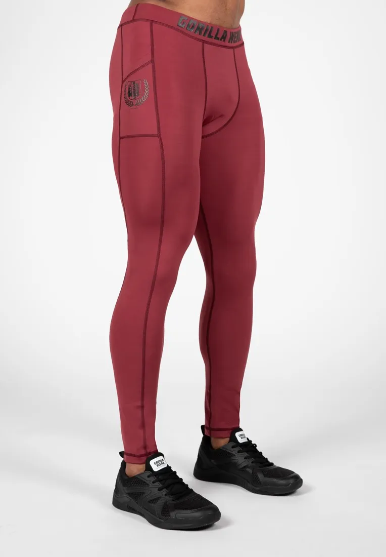 Smart Tights - Burgundy Red - 4XL Gorilla Wear