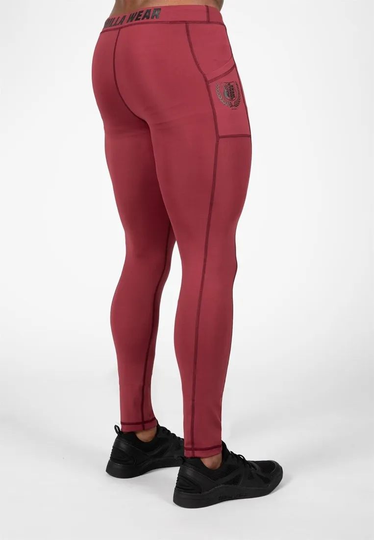 Smart Tights - Burgundy Red - 4XL Gorilla Wear