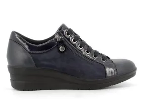 SNEAKERS ENVAL SOFT DONNA BLU NOTTE SCAMOSCIATO 627782