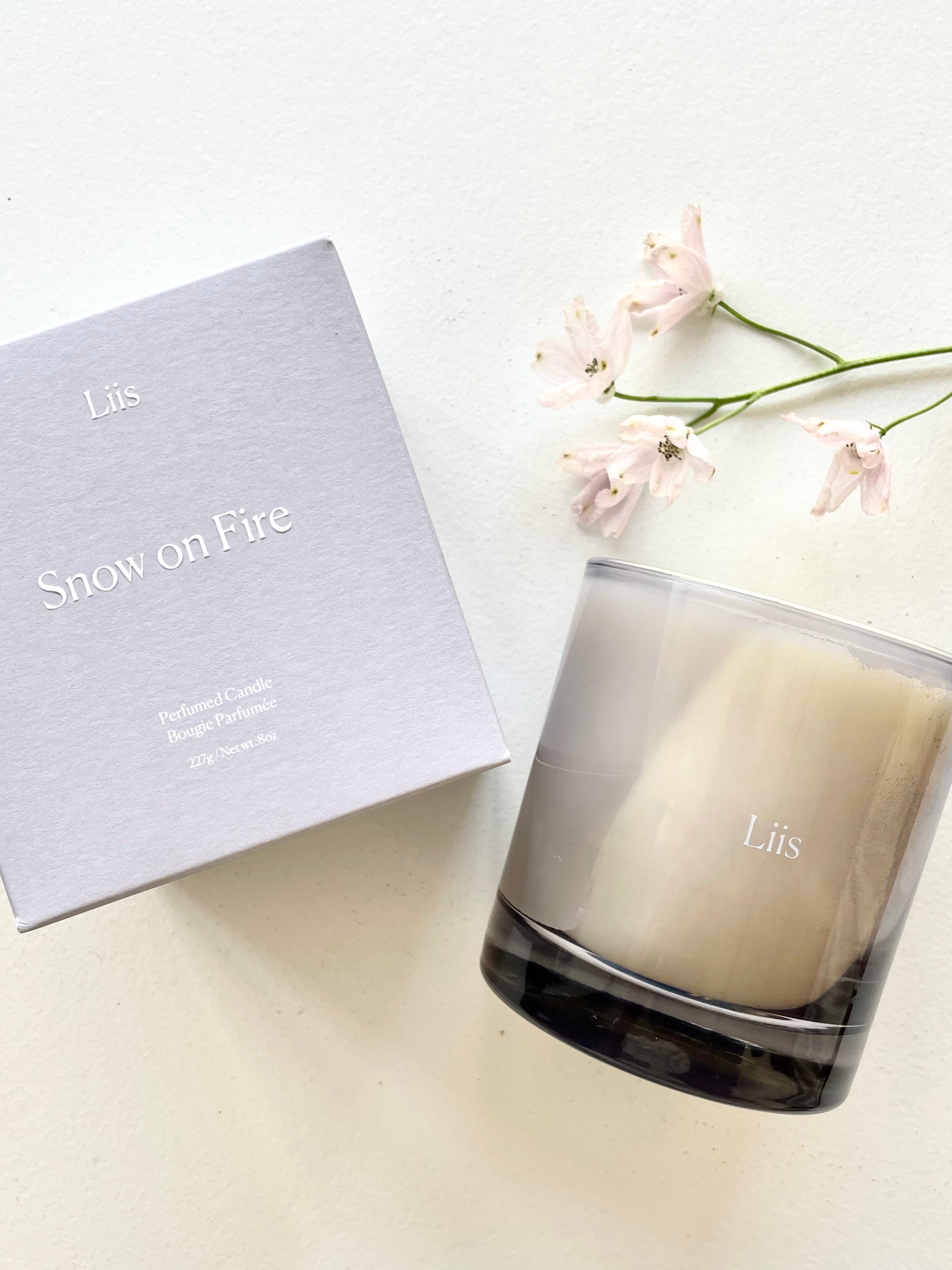 Snow on Fire Candle | Liis