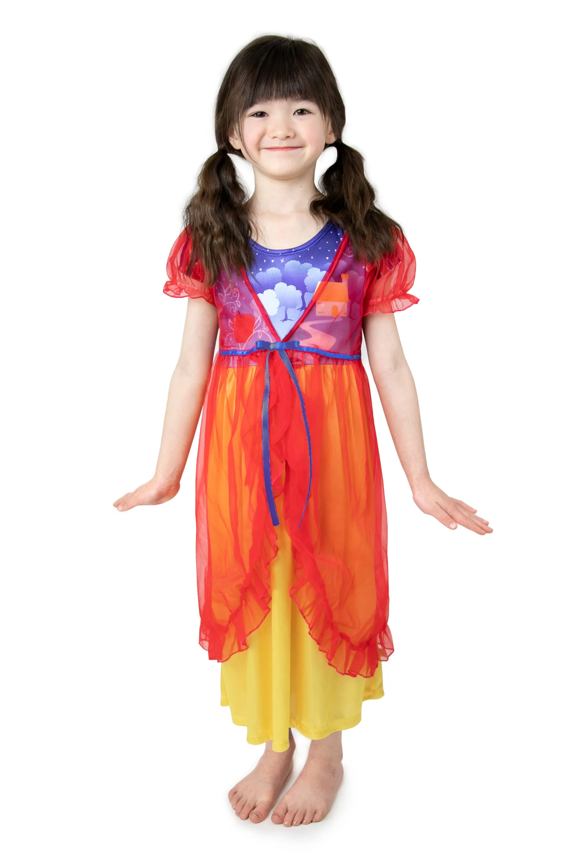 Snow White Nightgown with Red Robe