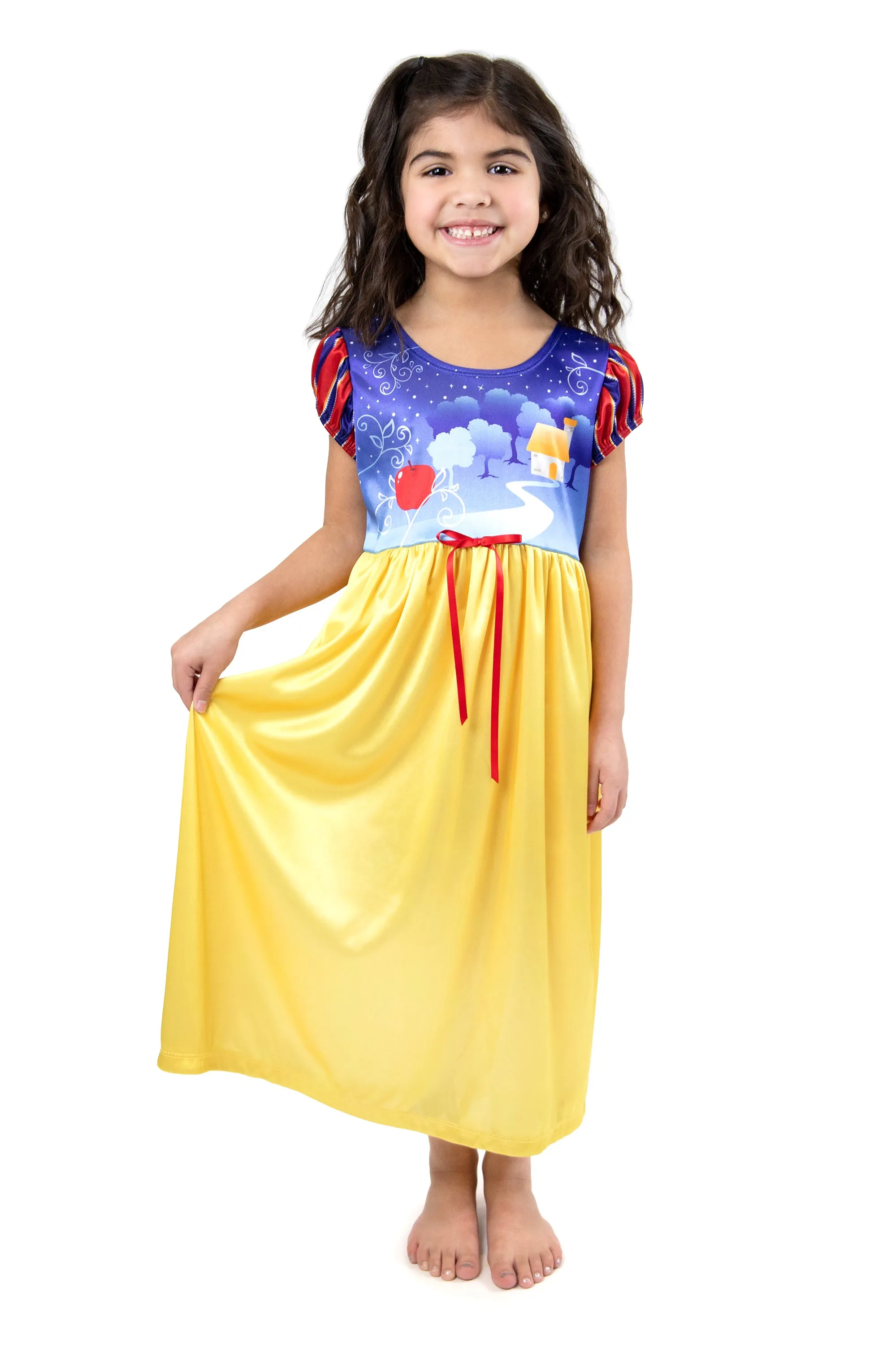 Snow White Nightgown with Red Robe