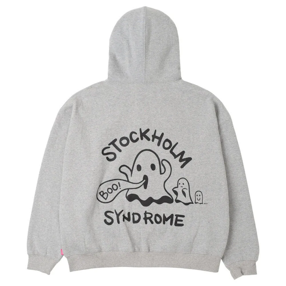 STOCKHOLM SYNDROME  |Unisex Street Style Long Sleeves Plain Cotton Logo Hoodies