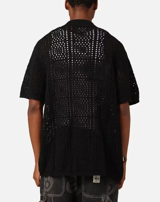 STUSSY  |Button-down Street Style Short Sleeves Skater Style Shirts