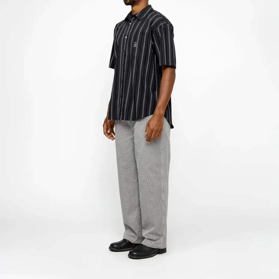 STUSSY  |Button-down Unisex Street Style Long Sleeves Logo