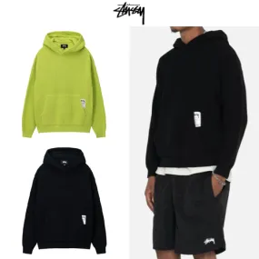 STUSSY  |Unisex Street Style Long Sleeves Logo Skater Style Hoodies