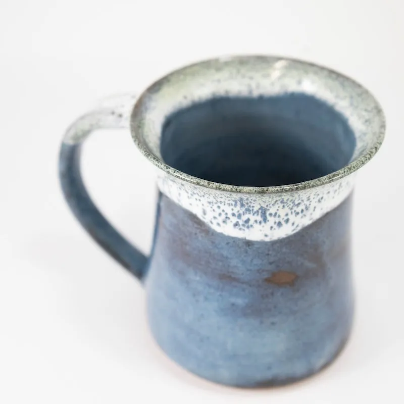 Tapered Mug in Snow Glaze