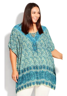 Tie Neck Poncho