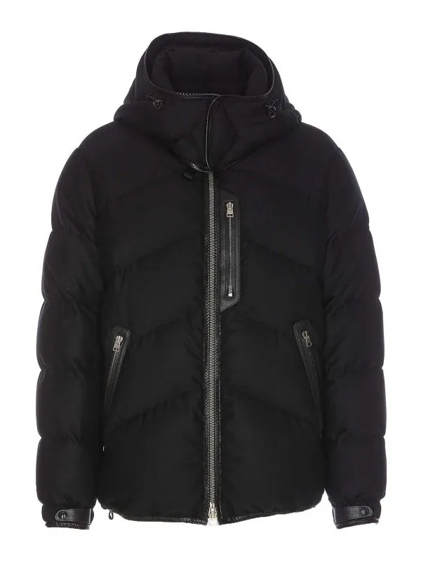 Tom Ford Black Outerwear Down Jacket