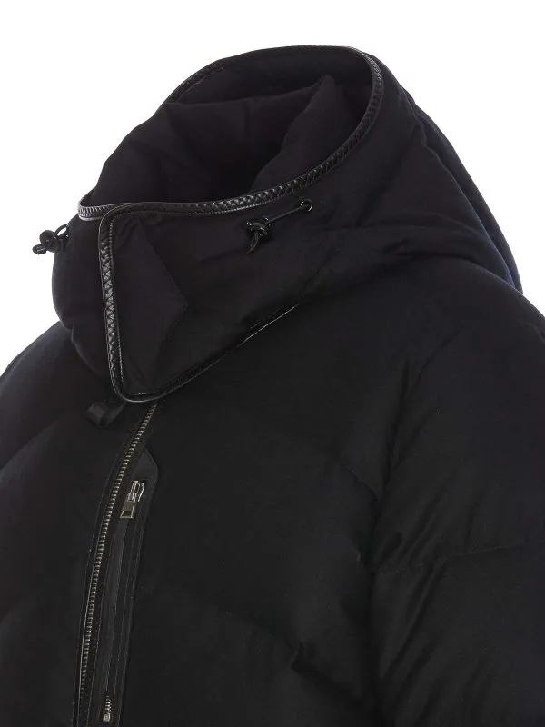 Tom Ford Black Outerwear Down Jacket