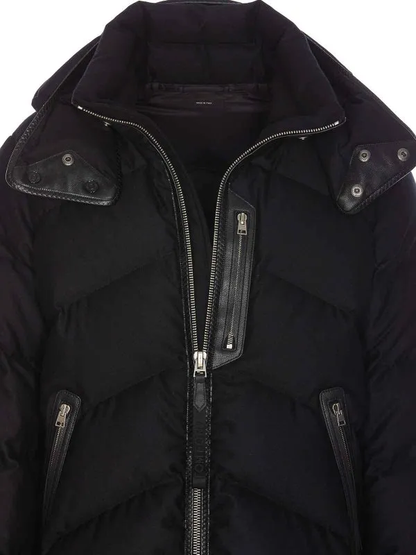 Tom Ford Black Outerwear Down Jacket