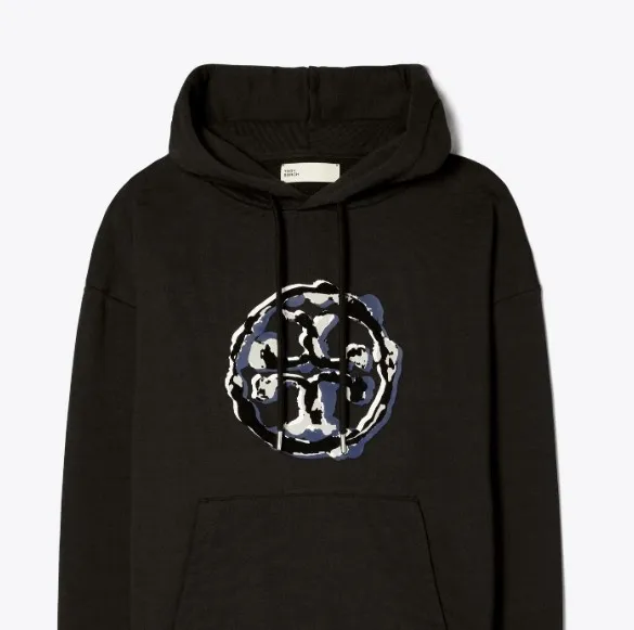 Tory Burch  |Unisex Street Style Plain Logo Hoodies & Sweatshirts