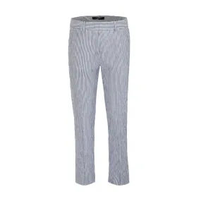 TROUSERS BENARES Woman Blu Ecru